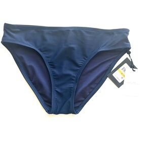 DKNY Hipster Bottoms Swim Navy Blue Size Small MSRP $58 New‎